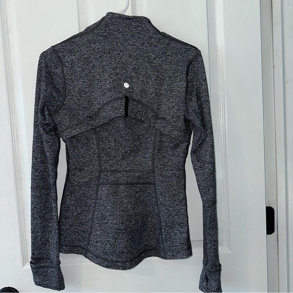 define jacket heather grey size 6 normal length